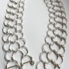 A three link, 1mm gauge full-length waist metal cilice with metal fastener - Image 4