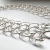 A three link, 1mm gauge full-length waist metal cilice with metal fastener - Image 2