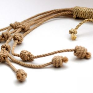 Traditional style discipline with Capuchin knots-0