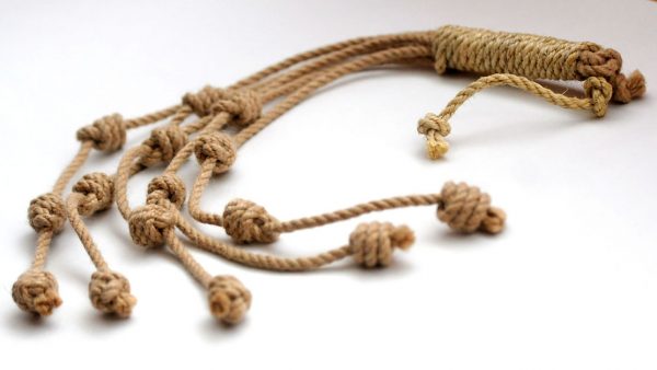 Traditional style discipline with Capuchin knots-0