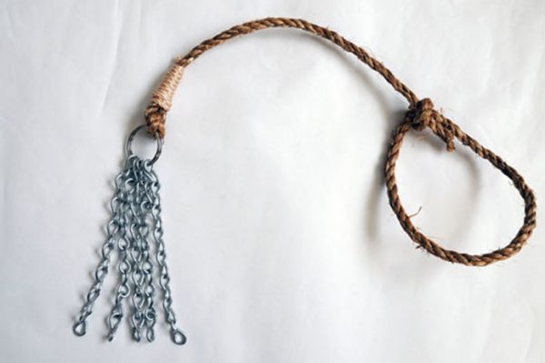 Heavy-weight chain and manilla rope discipline-65