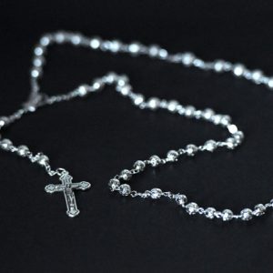 Metal filigree Rosary-0