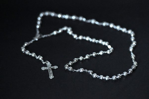 Metal filigree Rosary-0