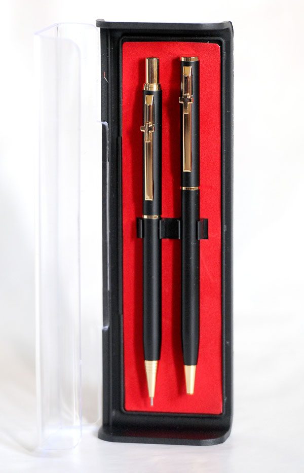 Black ball point pen and pencil set....OUT OF STOCK-0