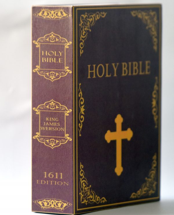Bible Secret Lockable Book Box-0