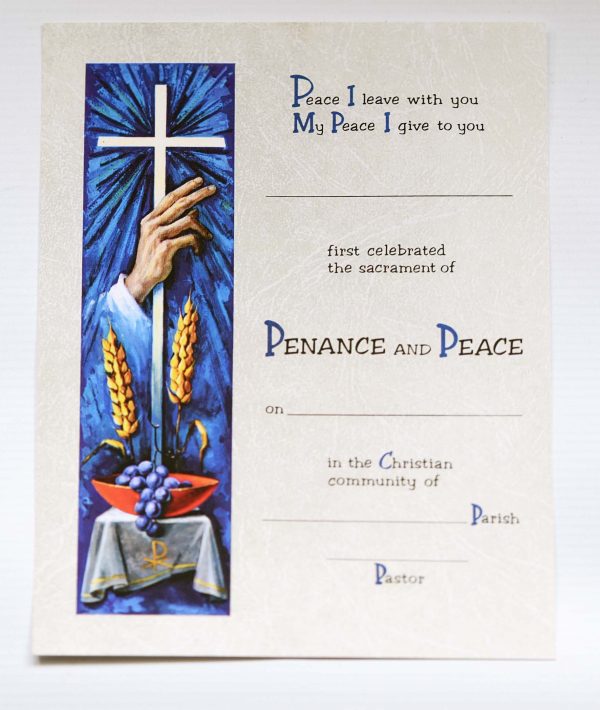 Penance Certificates -0