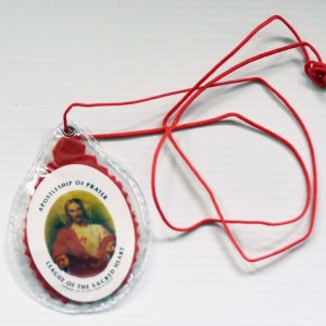 RED Sacred Heart Scapular-0