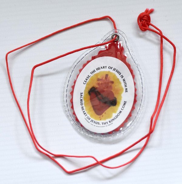 RED Sacred Heart Scapular-199