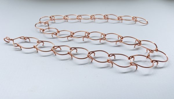 One link full leg copper cilice